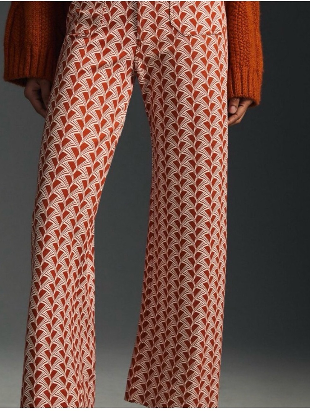 ANTHROPOLOGIE Maeve Colette Ponte Crop Wide Leg Pants size 25 *NEW*